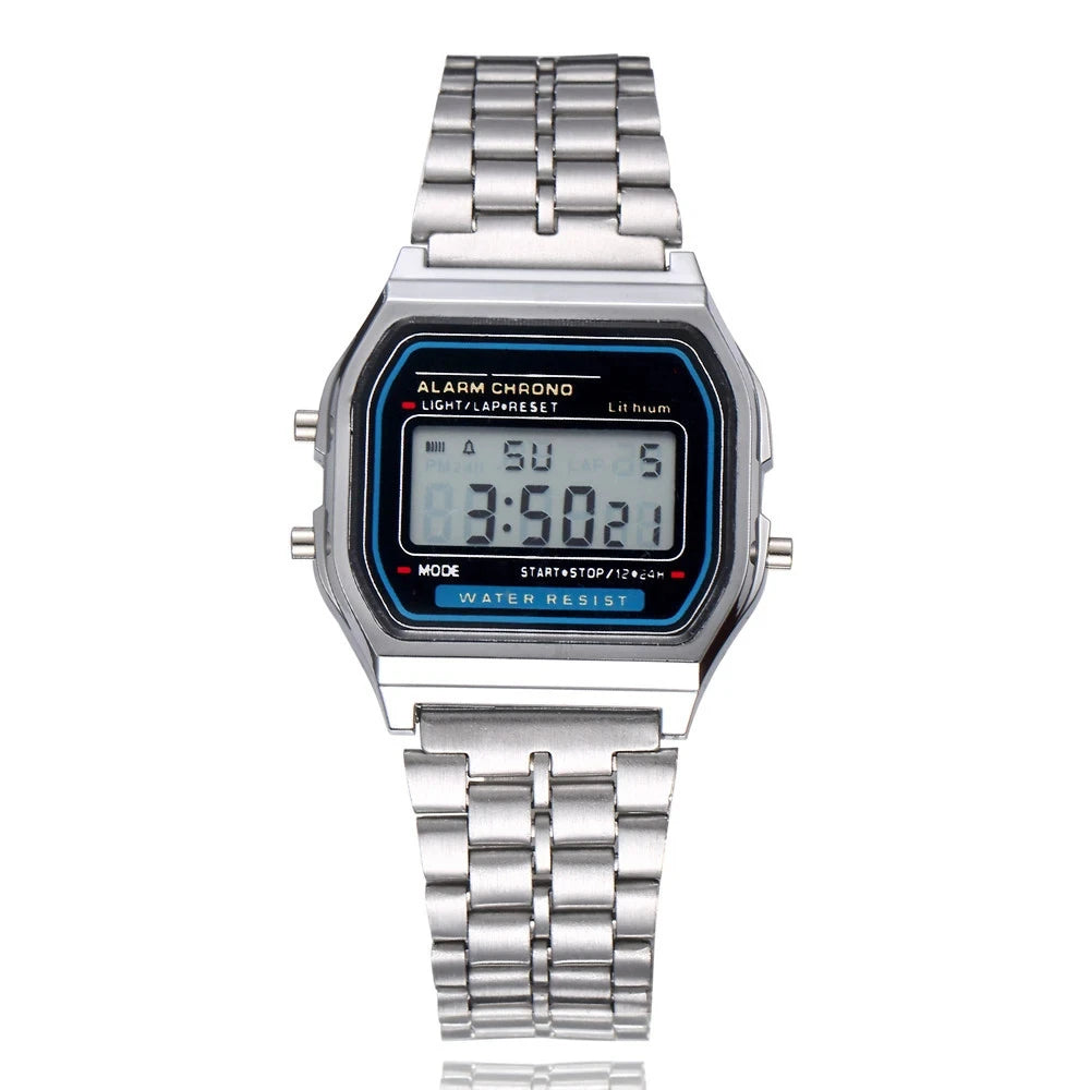 RELOJ DIGITAL F91W DE ACERO INOXIDABLE