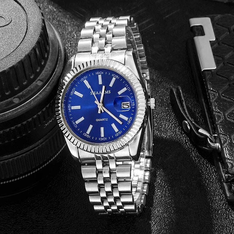 RELOJ SHAARMS DATEJUST DE ACERO INOXIDABLE.