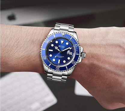 RELOJ MEIBO SUBMARINER DE ACERO INOXIDABLE