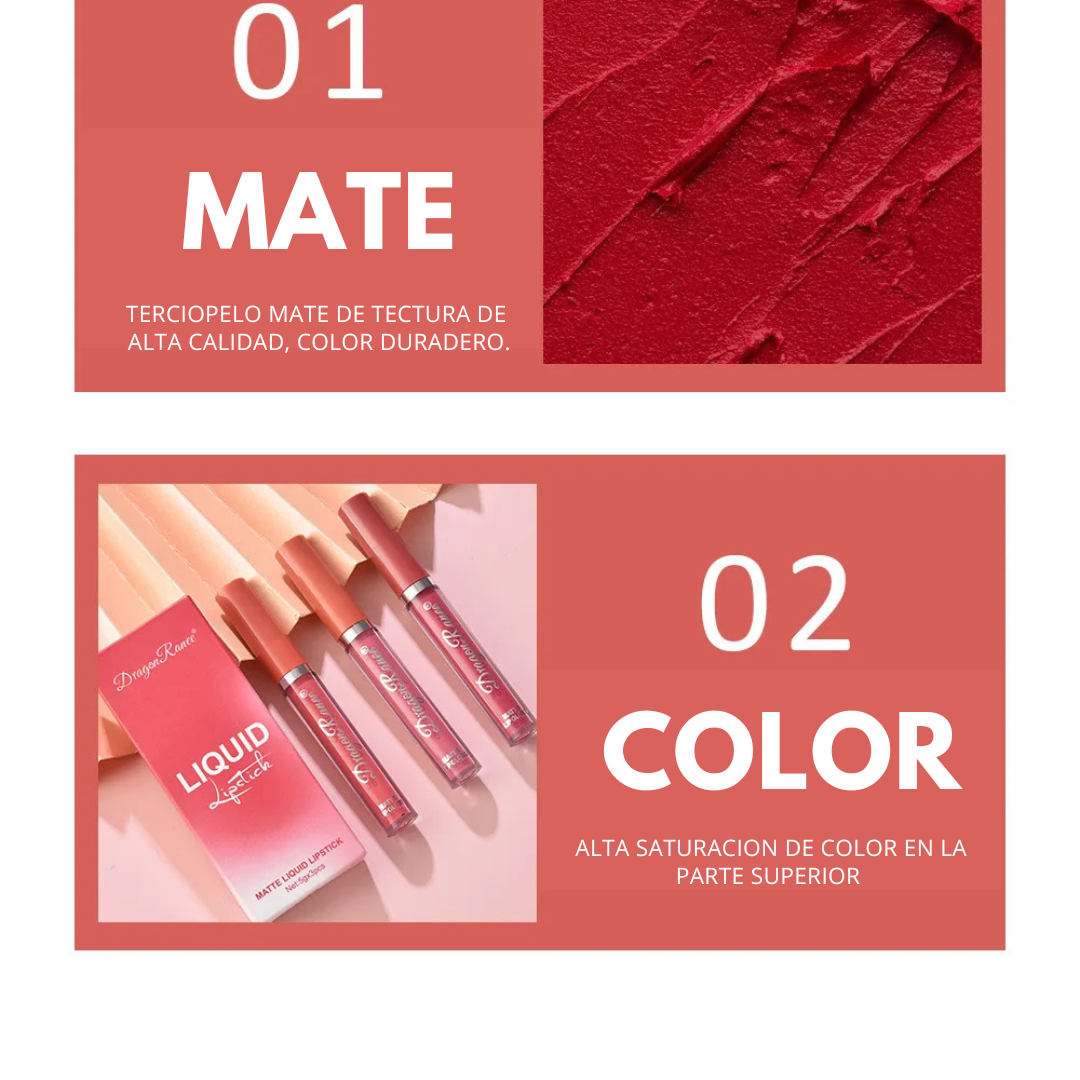 PINTALABIOS MATTE 3 EN 1 (LIPSTICK) | Dragon Ranee™